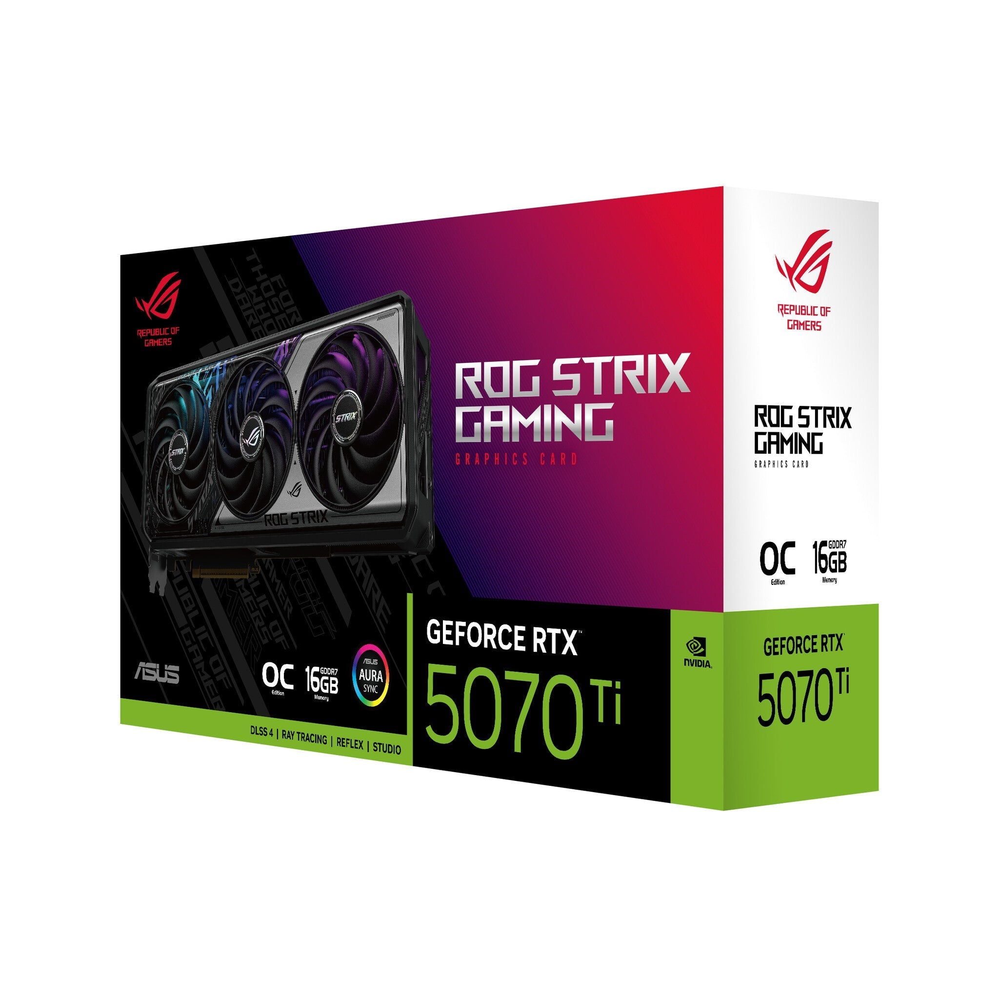 ASUS ROG -STRIX-RTX5070TI-O16G-GAMING NVIDIA GeForce RTX 5070 Ti 16 GB GDDR7